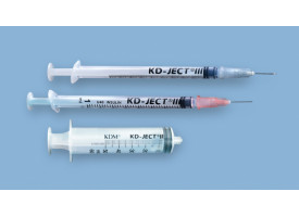Шприцы инъекционные 3х-компонентные KD-Ject III (с надетой иглой)